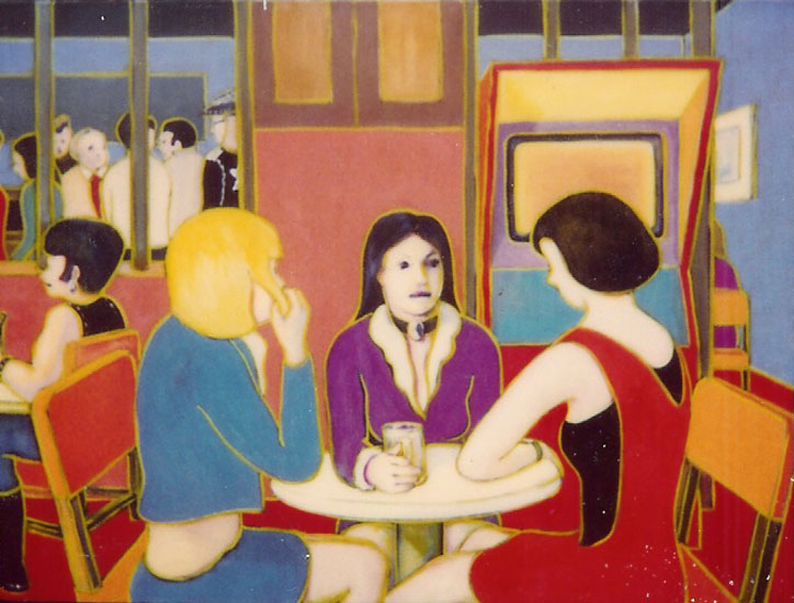 Waiting painting