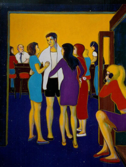 Waiting painting