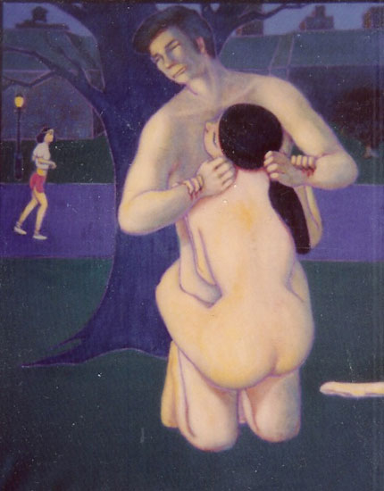 Waiting painting